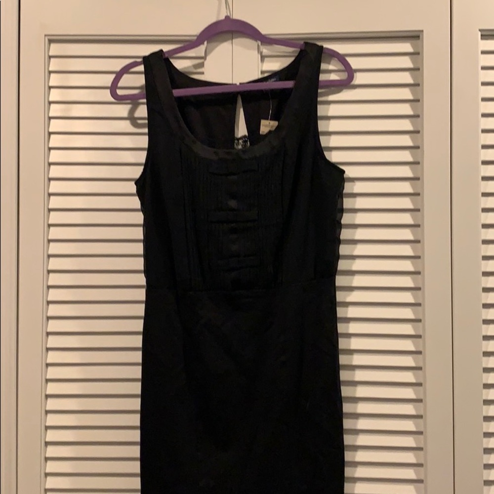 Open Back Black Dress